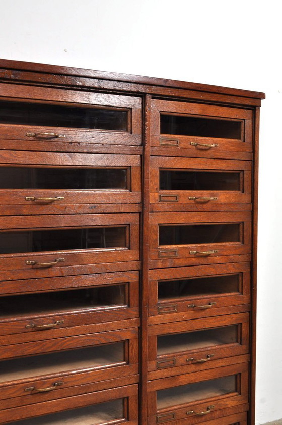 Image 1 of Mobiletto antico in rovere, anni 1880