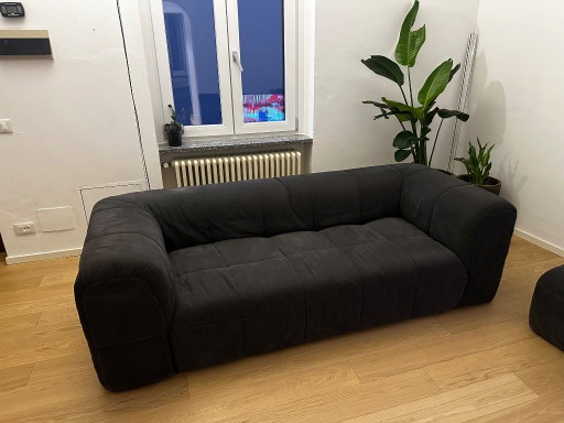 Sofá y sillón Strips de Arflex - diseño Cini Boeri