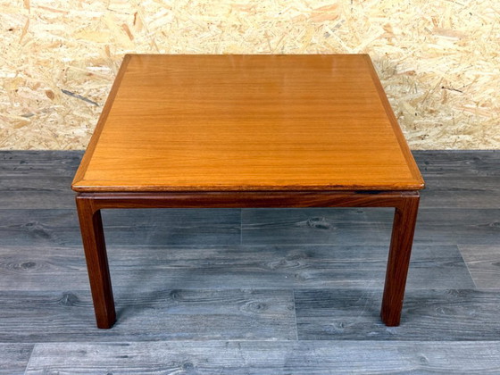 Image 1 of Teakhouten tafel uit de jaren 60/70, bijzettafel, salontafel, Deens design, Denemarken