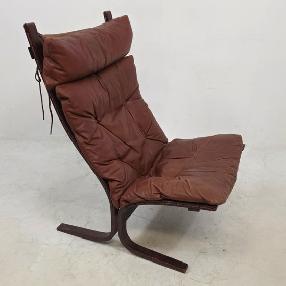 Ingmar Relling ‘Siesta’ Lounge Chair Met Voetenbank 70s – Fauteuils, Leather (photo 5 of 7)