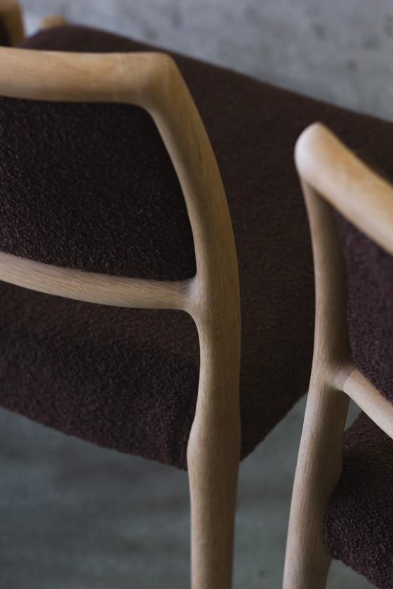 Image 1 of 4 sedie in rovere Niels Otto Møller modello 80