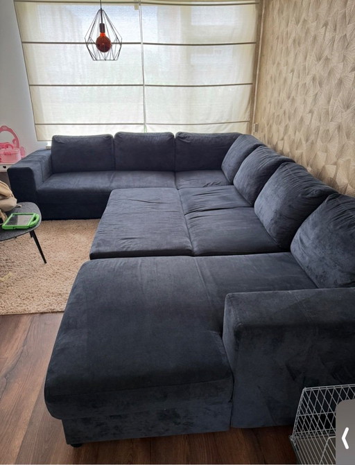 Canapé en forme de U avec fonction couchage