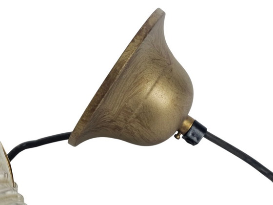 Image 1 of Hollywood Regency - design Rupert Nikoll - pendant lamp - crystal - brass - 1950s