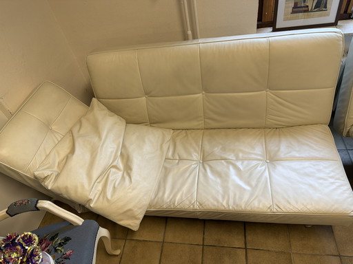 Lederschlafsofas – 3 5 zitsbanken, Leather