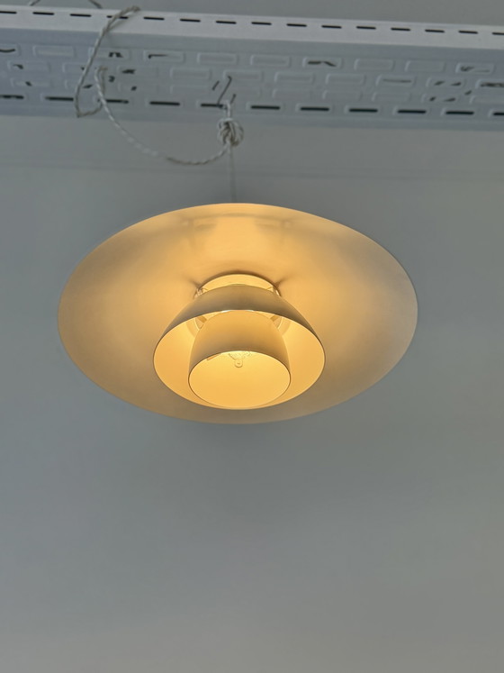 Vintage Louis Poulsen PH 4/3 – Poul Henningsen – Wit – Denmark – Hanglampen, Metal (photo 7 of 14)