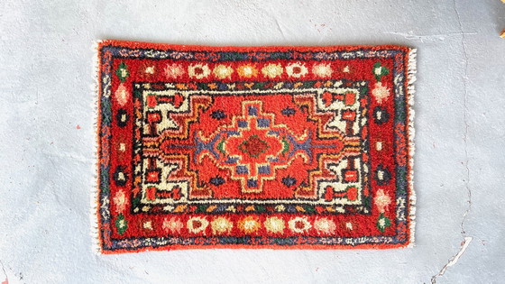 Image 1 of Vintage rug - 40cm x 62cm