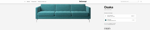 BoConcept Osaka 3-Sitzer-Sofa