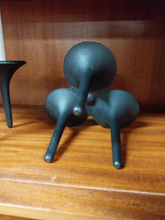 Image 1 of 2 x Jens Quistgaard 1970's candlesticks 3 candles