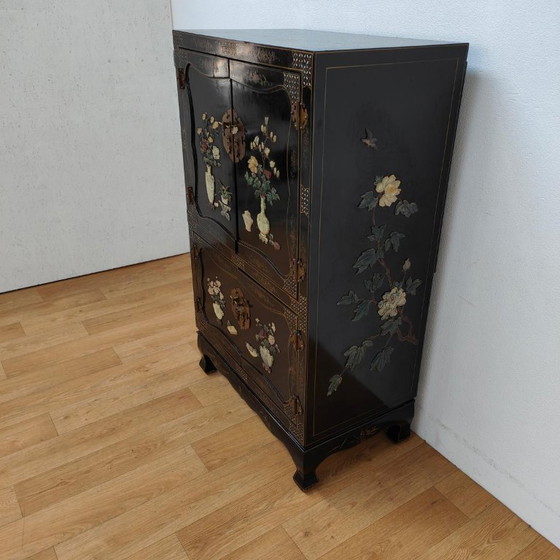 Meuble de mariage chinois vintage, vaisselier, buffet. Style Japandi chinois – Stone (photo 5 of 13)