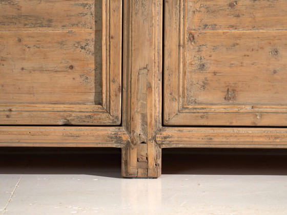 Antikes chinesisches Kiefern-Sideboard – China, circa 1930 – Brass (photo 32 of 40)