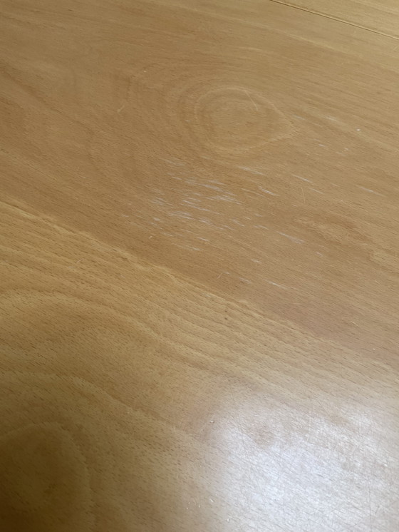 Image 1 of Leolux Trias table with 4 Cimaronne chairs