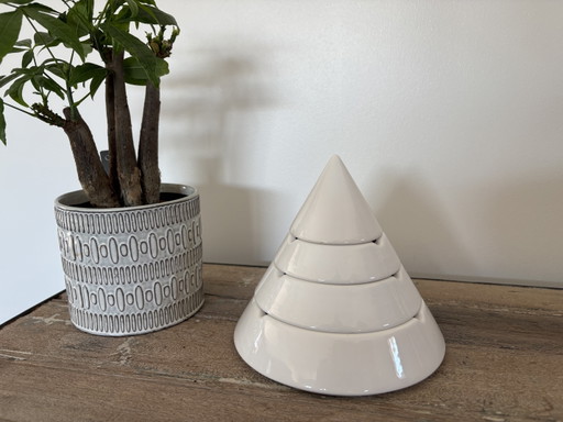 Juego de vajilla apilable 'Cono' de estilo vintage de los años 60 de Ambrogio Pozzi. – tafelaccessoires (photo 2 of 6)