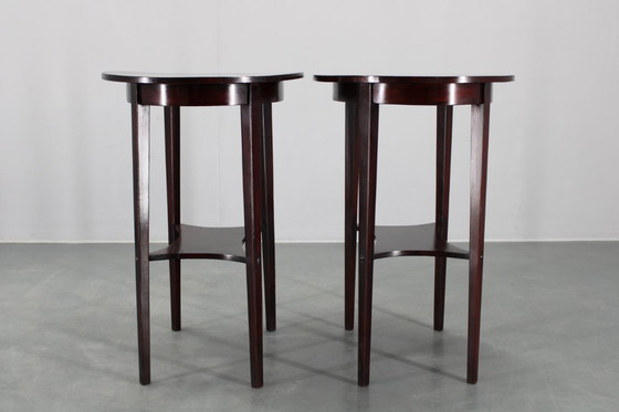 Image 1 of 1930s Pair of Restored Thonet Side Tables No. 206, Czechoslovakia
