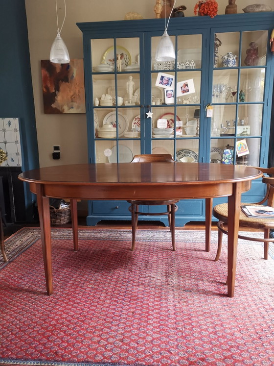 Table, oval, wood, Dining tables, Brown (photo 5 of 5)