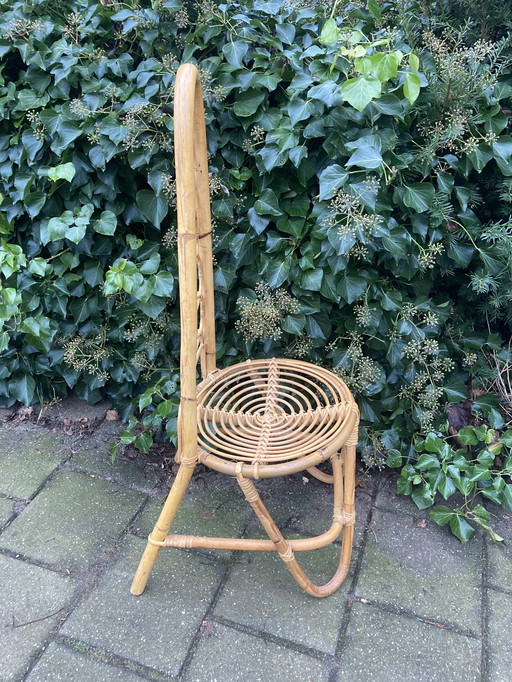 Due sedie vintage in rattan di Rohé Noordwolde