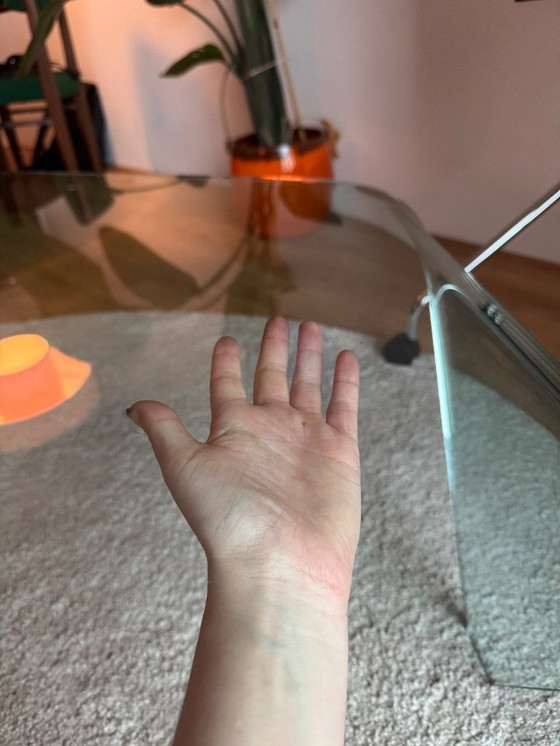 Image 1 of table basse vintage en verre