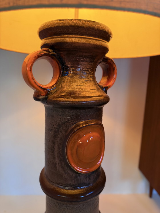 Image 1 of Vintage XL keramieken vloerlamp, Kaiser Leuchten ‘60
