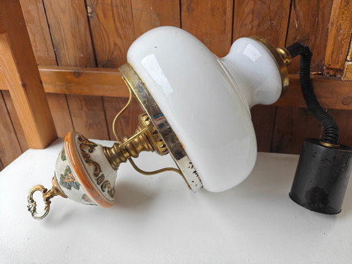 3 antique hanging lamps