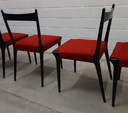 Chaises de salle à manger Alfred Hendrickx années 1950