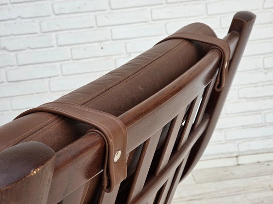 Anni '70, design danese di H.J.Wegner, poltrona schienale alto, modello GE530. – Hans Wegner, Poltrone (photo 11 of 26)