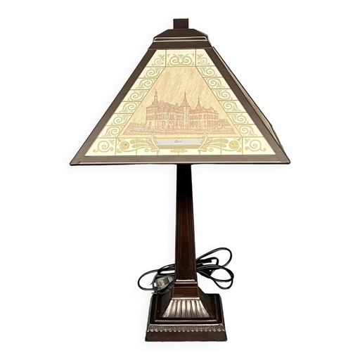 Table lamp. – tafellampen, Metal, Glass (photo 2 of 9)