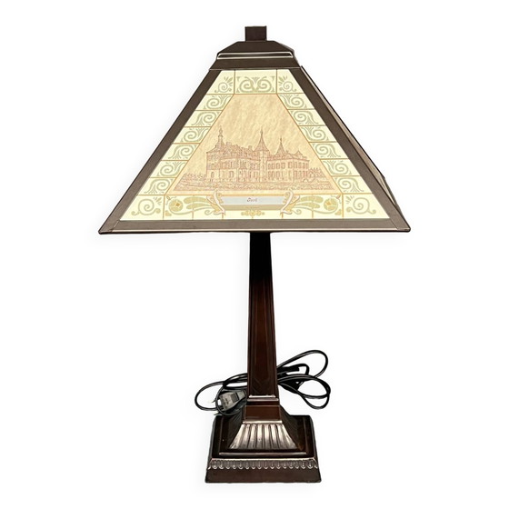 Table lamp. – Metal, Glass (photo 2 of 9)