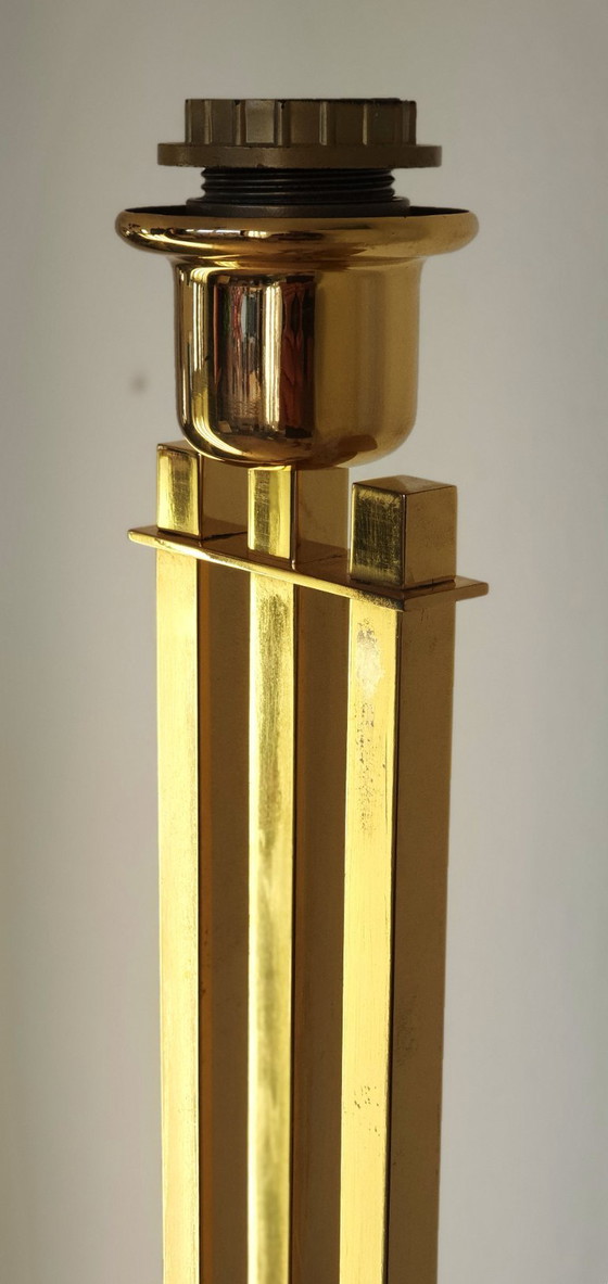 Image 1 of Lampada da terra vintage Lustrerie Deknudt Regency