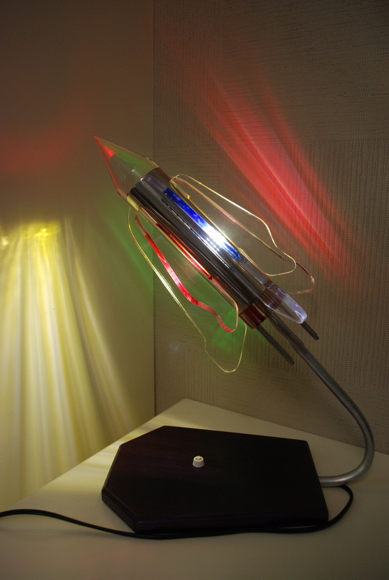 Image 1 of Space-Age Rocket Lamp