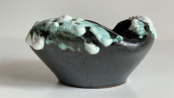 Image 1 of Cyclops Ceramic Ashtray Annecy France Vintage