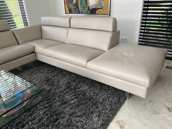 Image 1 of Canapé d'angle Leolux Horatio en cuir