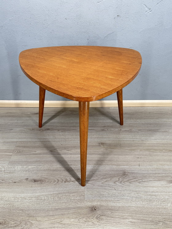 Image 1 of Table d'appoint vintage en bois des années 1950