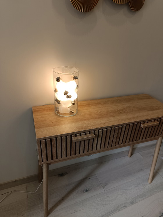 Image 1 of Sculpturale lamp in industriële upcycling