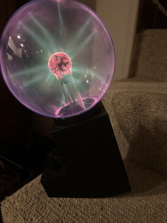 Image 1 of Large vintage plasma lamp – Space Age design – 1980s