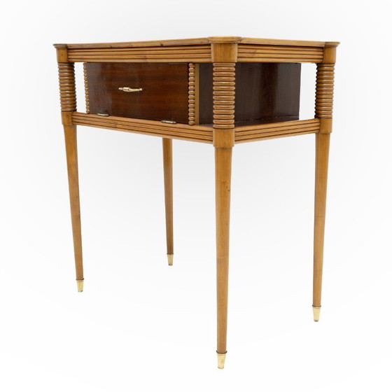 Image 1 of Console en érable italien de style Pierluigi Colli, années 1950
