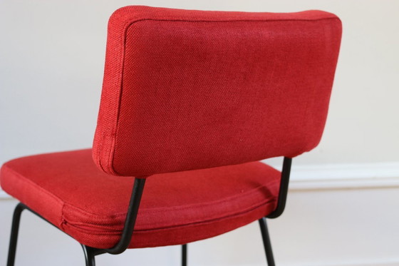 Image 1 of Série de 6 chaises moderniste vintage André Simard, Airborne 1960