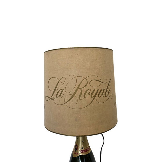 Image 1 of Charles Heidsieck champagne bottle table lamp, 80s/90s