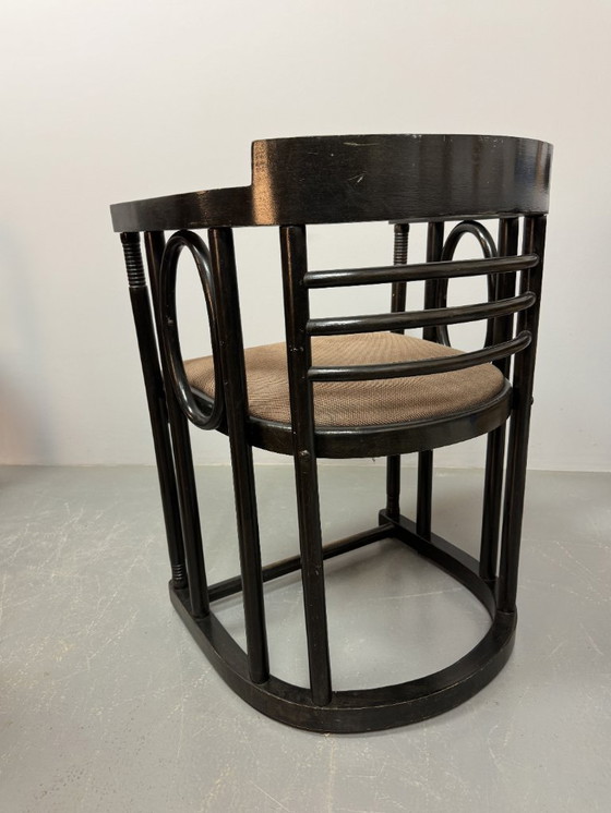 Image 1 of Mid-Century Set of 4 Fledermaus Bauhaus Design Armchairs attributed to Josef Hoffmann for Thonet, Austria 1920s