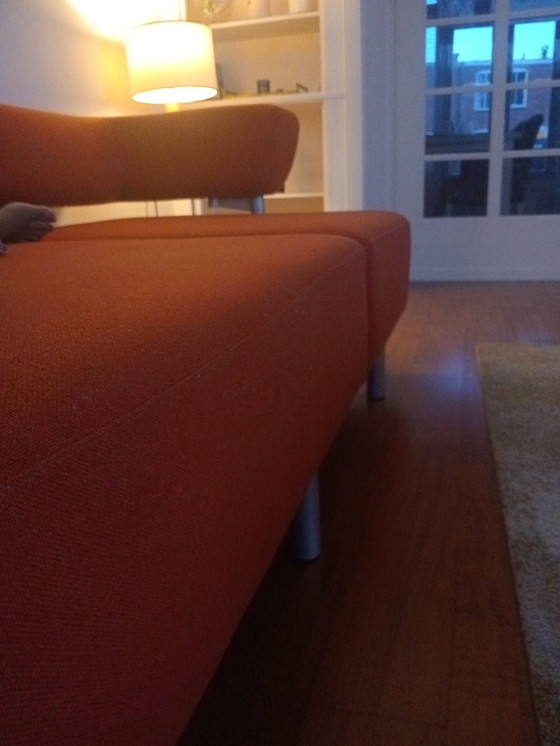 Image 1 of Vintage Orange Sofa 