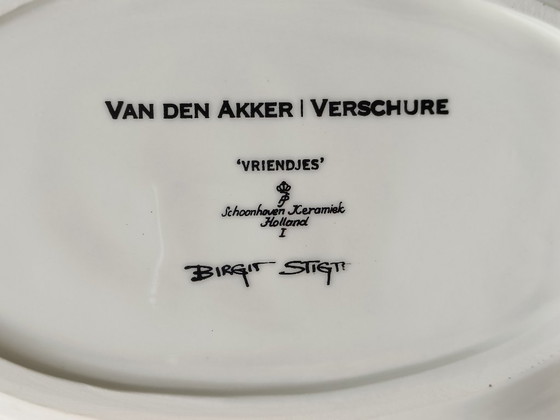 Image 1 of Große Schale aus der 'Vriendjes'-Kollektion - Schoonhoven Keramik - Birgit Stigter