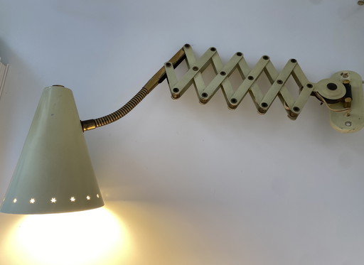 Lámpara de tijera vintage Acciarri - lámpara de pared - Italia, años 60