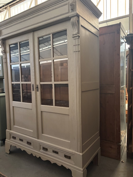 Vintage Display Cabinet / Buffet Cabinet – Sideboard cabinet, Wood (photo 5 of 8)