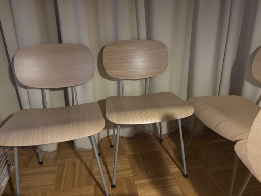 Eetkamerstoelen Gispen 116 6x