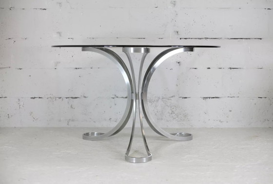 Image 1 of Table de Séjour "Space Age" Acier Poli