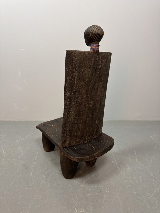 Image 1 of Sedia cerimoniale del re africano, inizio metà secolo, Tanzania, anni '40