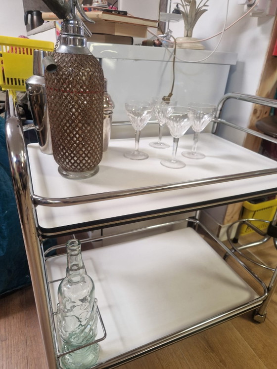 Image 1 of Vintage dranken trolley jaren 50
