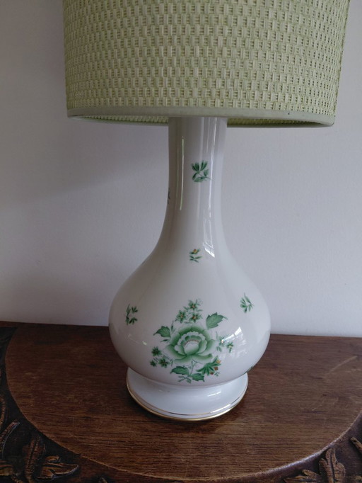 Herend Hungary Porcelain Table Lamp