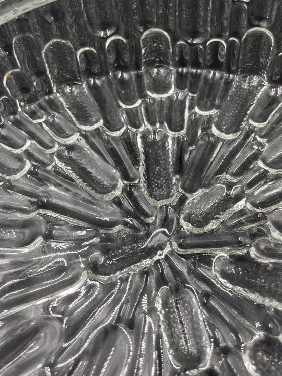 Image 1 of Massive molded glass ceiling light