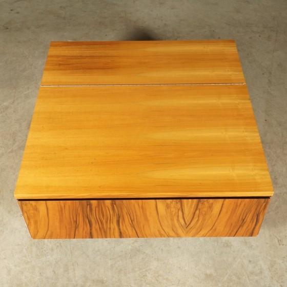 Vintage Design Coffee Table with Storage – 1960s – Chrome (photo 4 of 14)