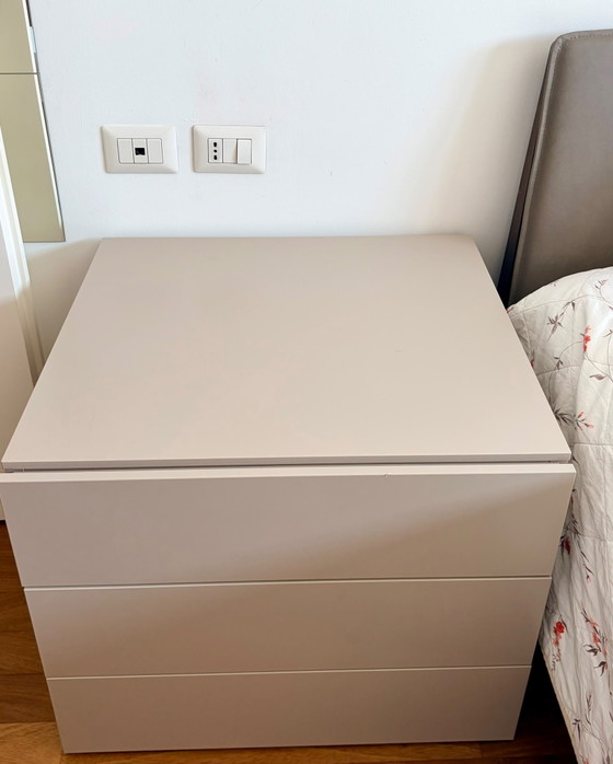 Comodino Novamobili Easy System Laccato Beige – Accessori per camera da letto, Wood (photo 8 of 9)