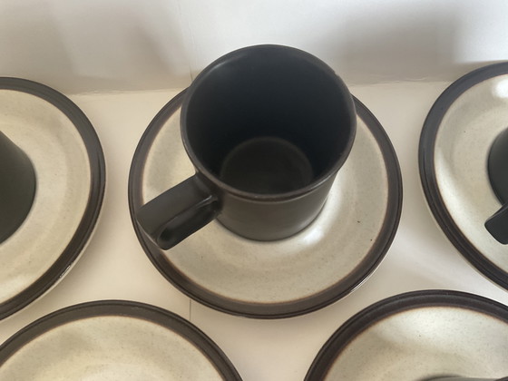 Image 1 of 6 tazze e piattini vintage, Doverstore Staffordshire, Inghilterra